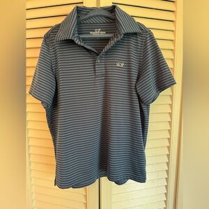 Vineyard Vines Kid’s Blue Striped Polo Shirt